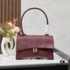 Medium Gold Buckle Bag (with Box) Balenciaga Latest Long Handle Hourglass Bag