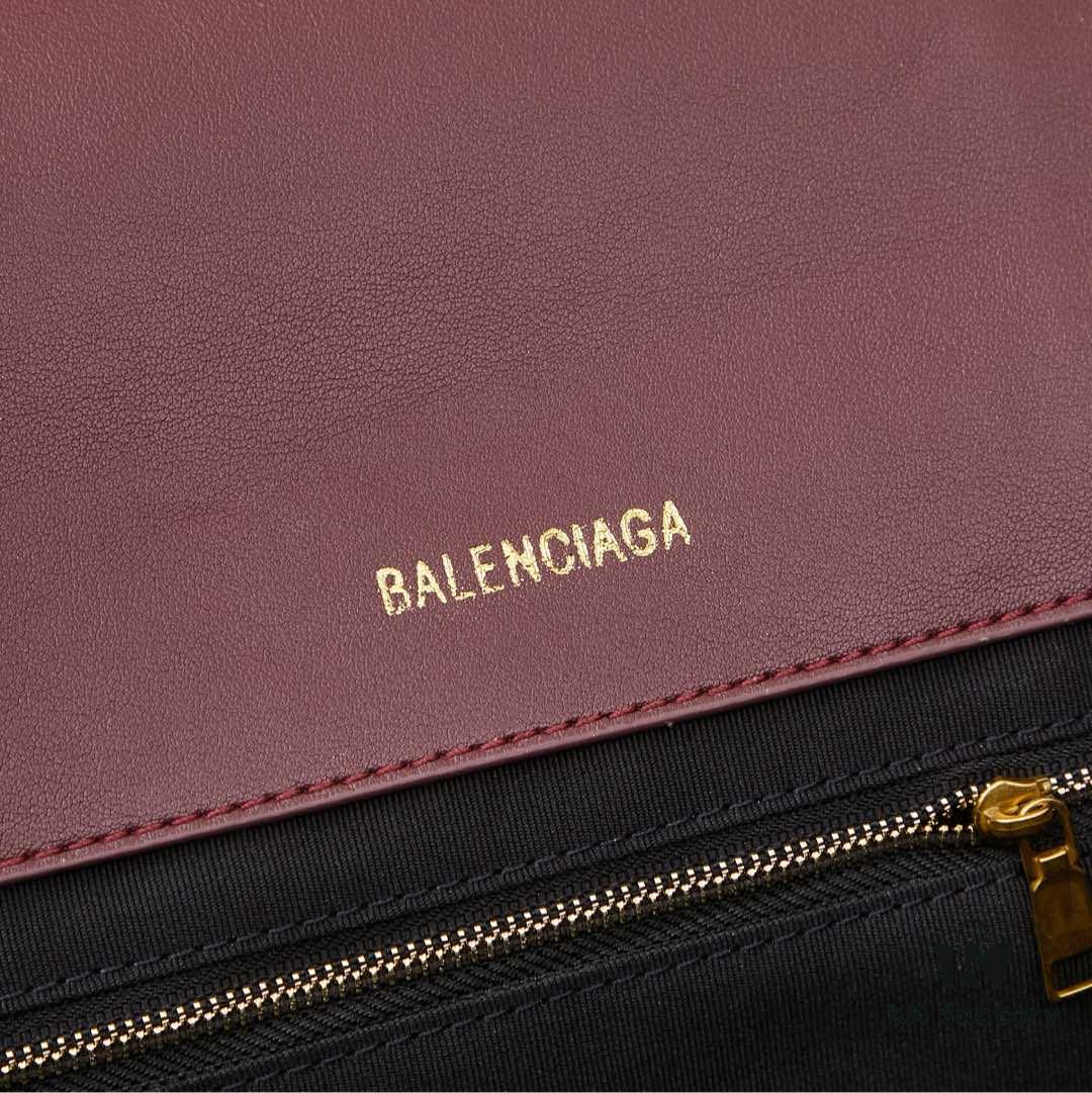 Medium Gold Buckle Bag (with Box) Balenciaga Latest Long Handle Hourglass Bag