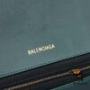Medium Gold-Tone Buckle Parisian Handbag (Box Included) Balenciaga Latest Long Handle Hourglass Bag