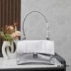 Small Silver Buckle (with Box) Balenciaga Latest Long Handle Hourglass Bag