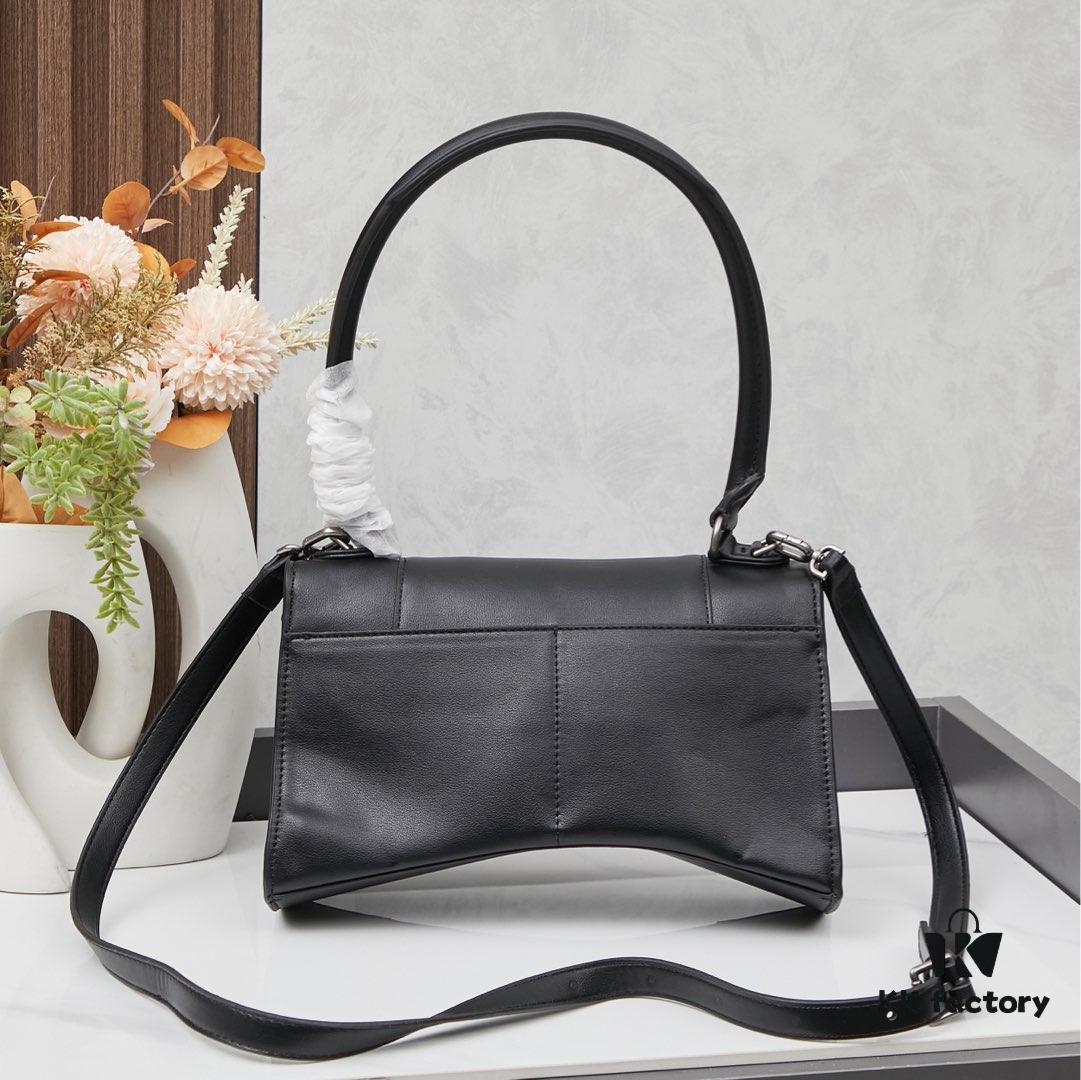 Small Silver Buckle (With Box) Balenciaga Latest Long Handle Hourglass Bag