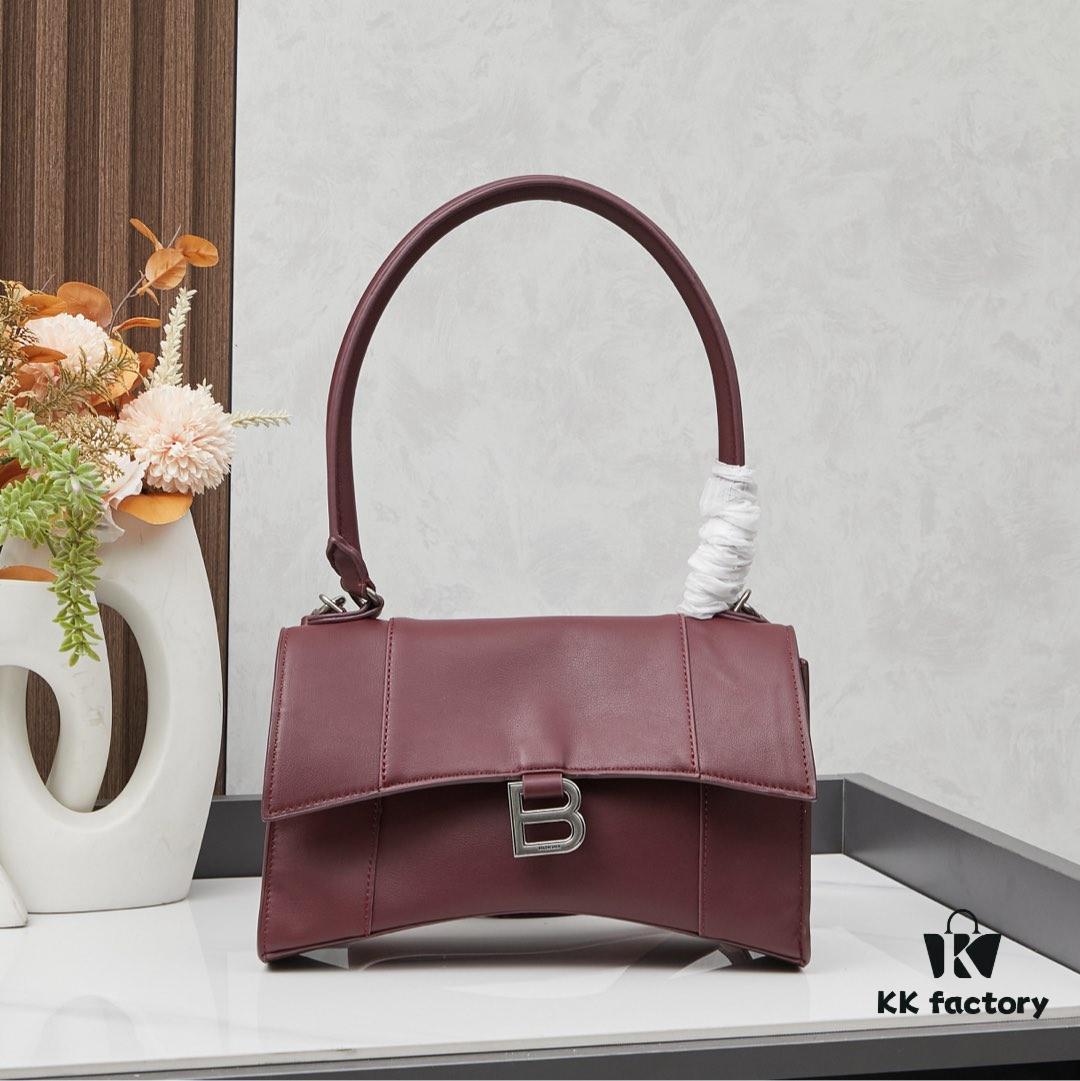 Small Silver Buckle (With Box) Balenciaga Latest Long Handle Hourglass Bag