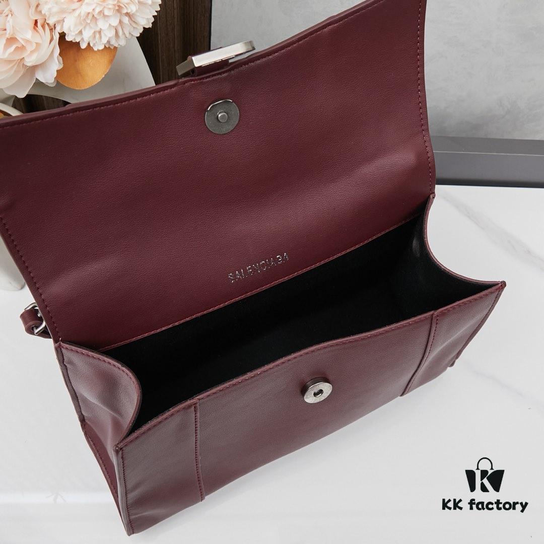 Small Silver Buckle (With Box) Balenciaga Latest Long Handle Hourglass Bag