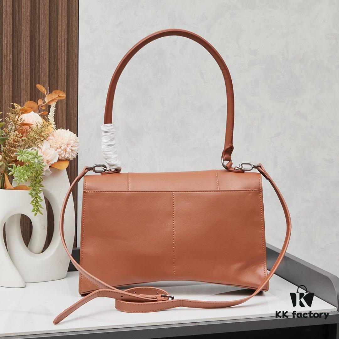 Small Silver Buckle (with Box) Balenciaga Latest Long Handle Hourglass Bag