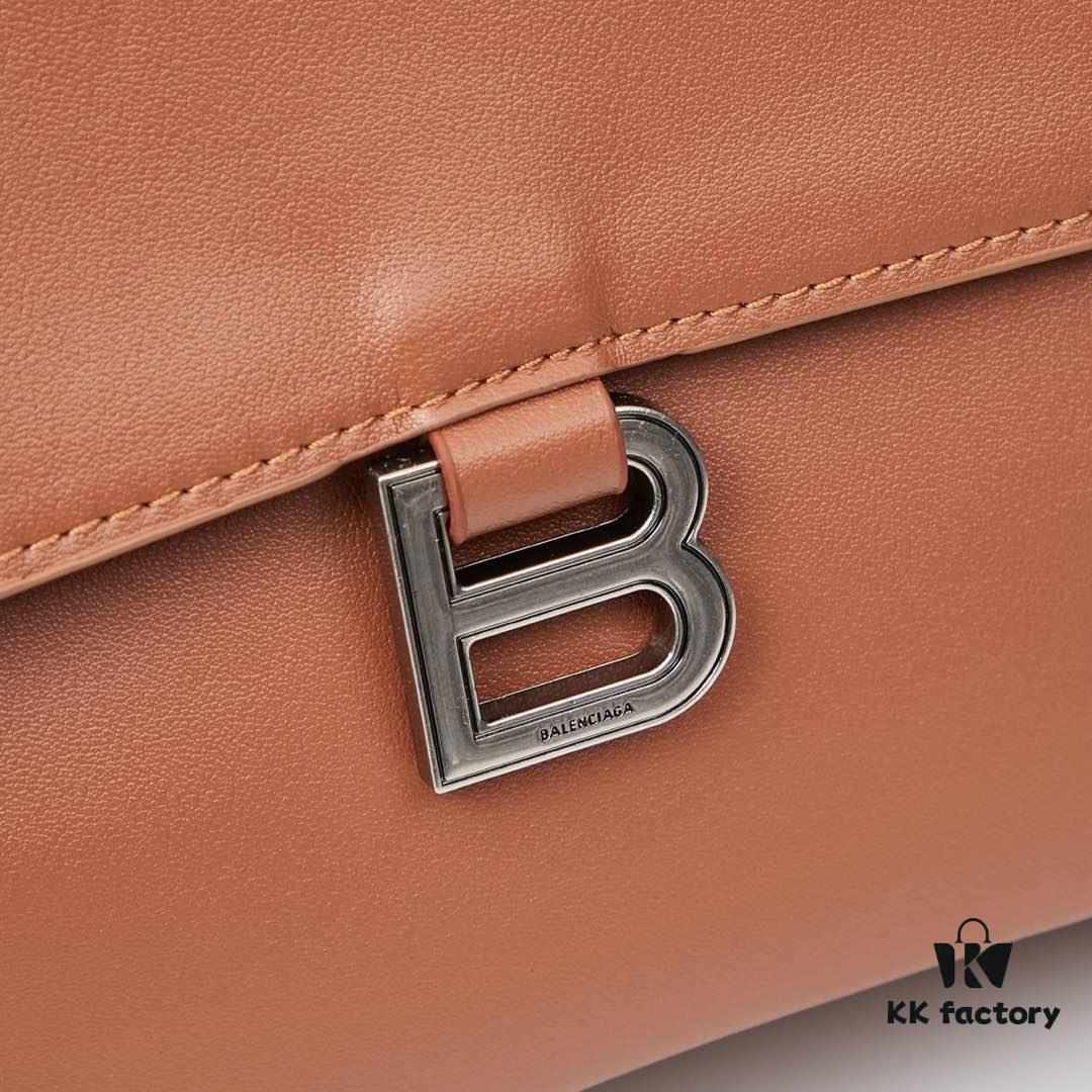 Small Silver Buckle (with Box) Balenciaga Latest Long Handle Hourglass Bag