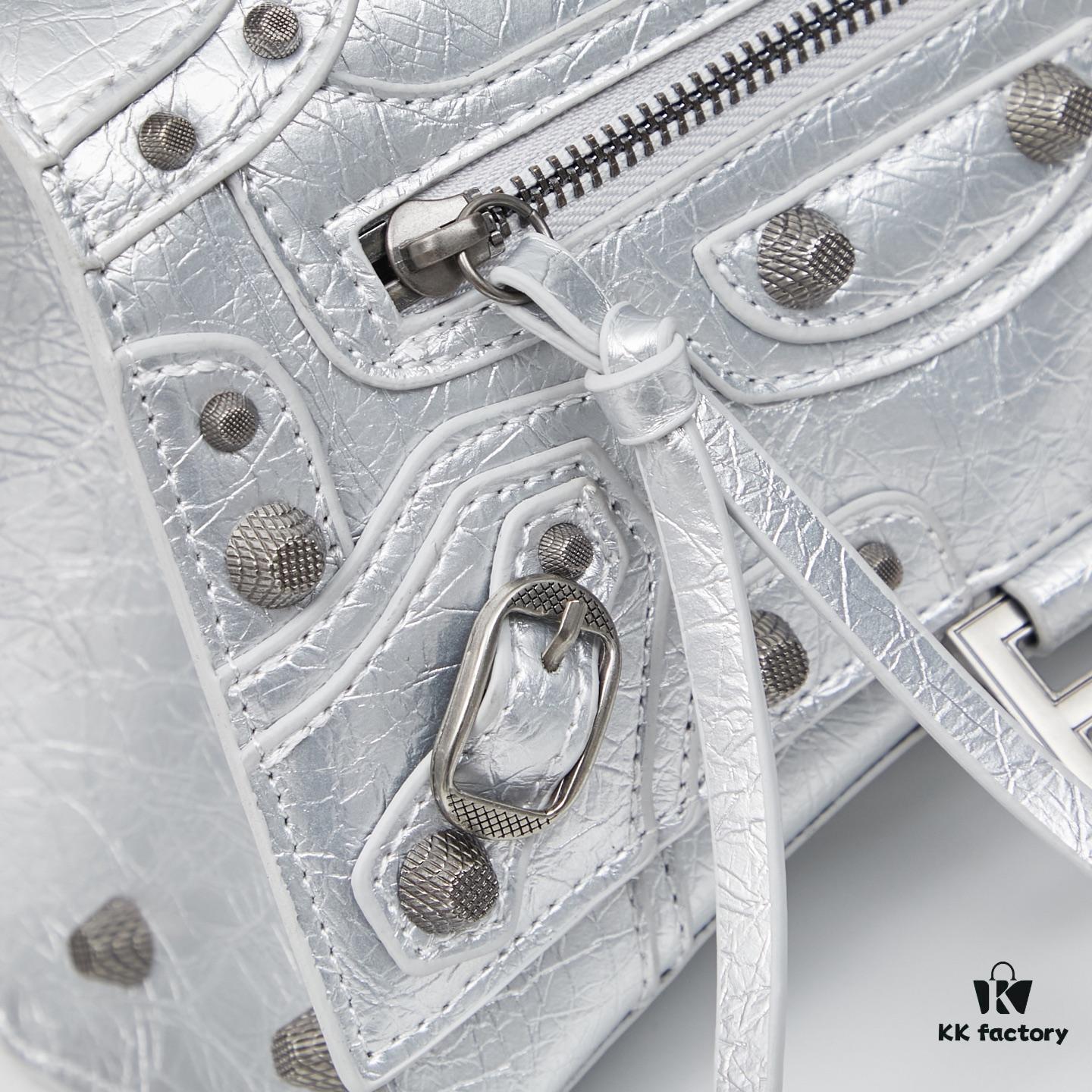 Small Balenciaga Hourglass Motorcycle Bag with Box ||| Balenciaga Hourglass x Le Cagole Collaboration