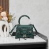 Small Balenciaga Hourglass Motorcycle Bag with Box ||| Balenciaga Hourglass X Le Cagole Crossbody Bag