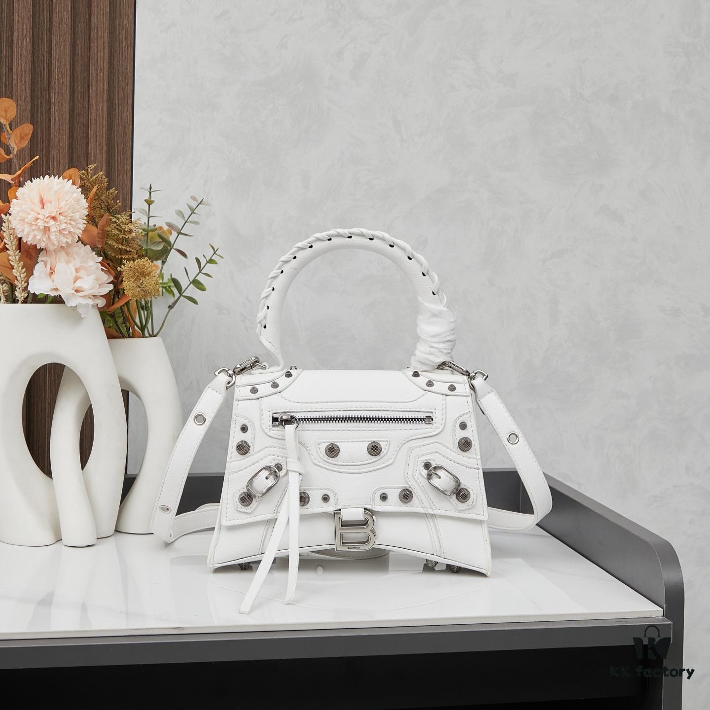 Small Balenciaga Hourglass Moto Bag with Box ||| Balenciaga Hourglass Moto Bag