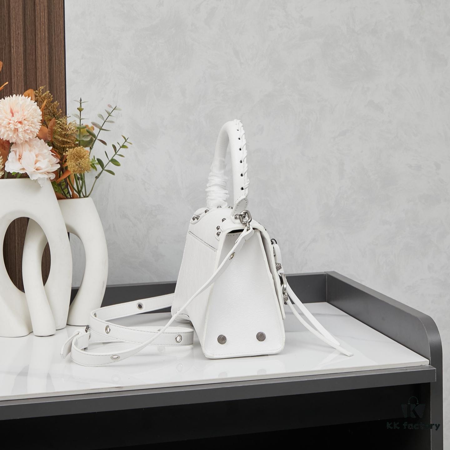 Small Balenciaga Hourglass Moto Bag with Box ||| Balenciaga Hourglass Moto Bag