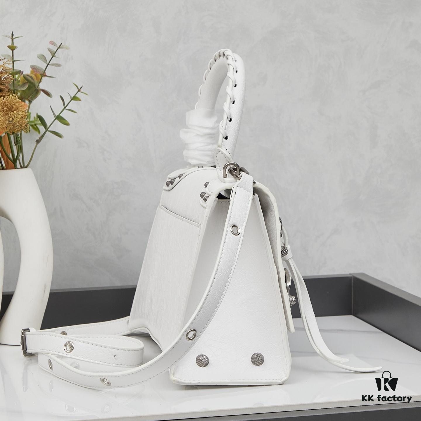 Large Balenciaga Hourglass Motorcycle Bag with Box