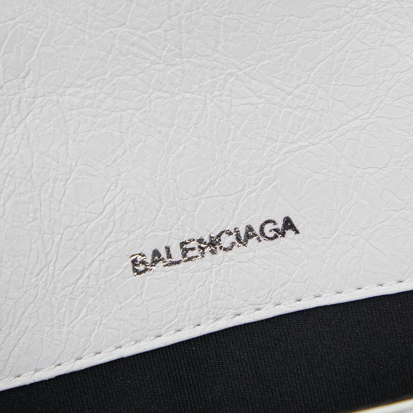 Large Balenciaga Hourglass Motorcycle Bag with Box