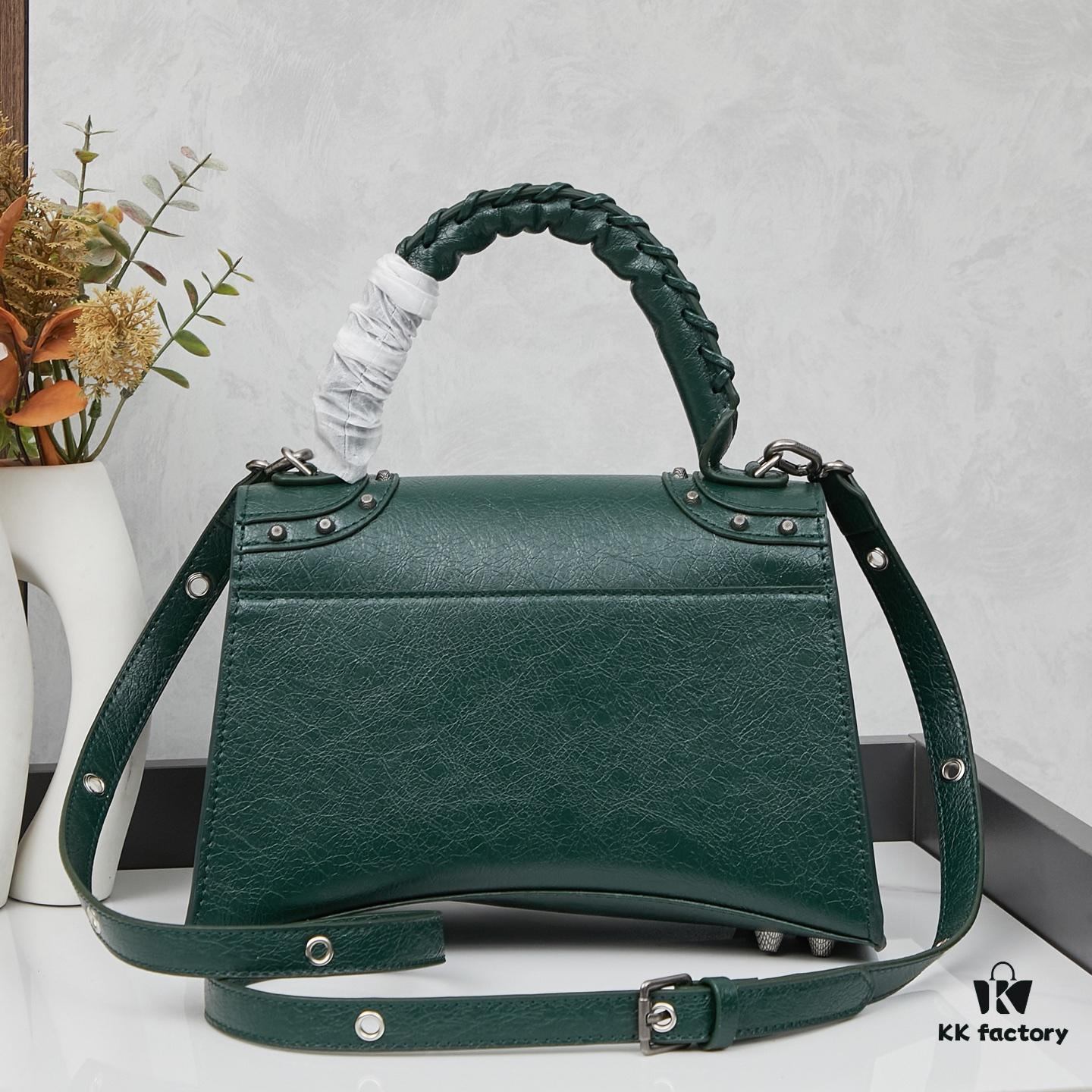 Large Balenciaga Hourglass Motorcycle Bag with Box