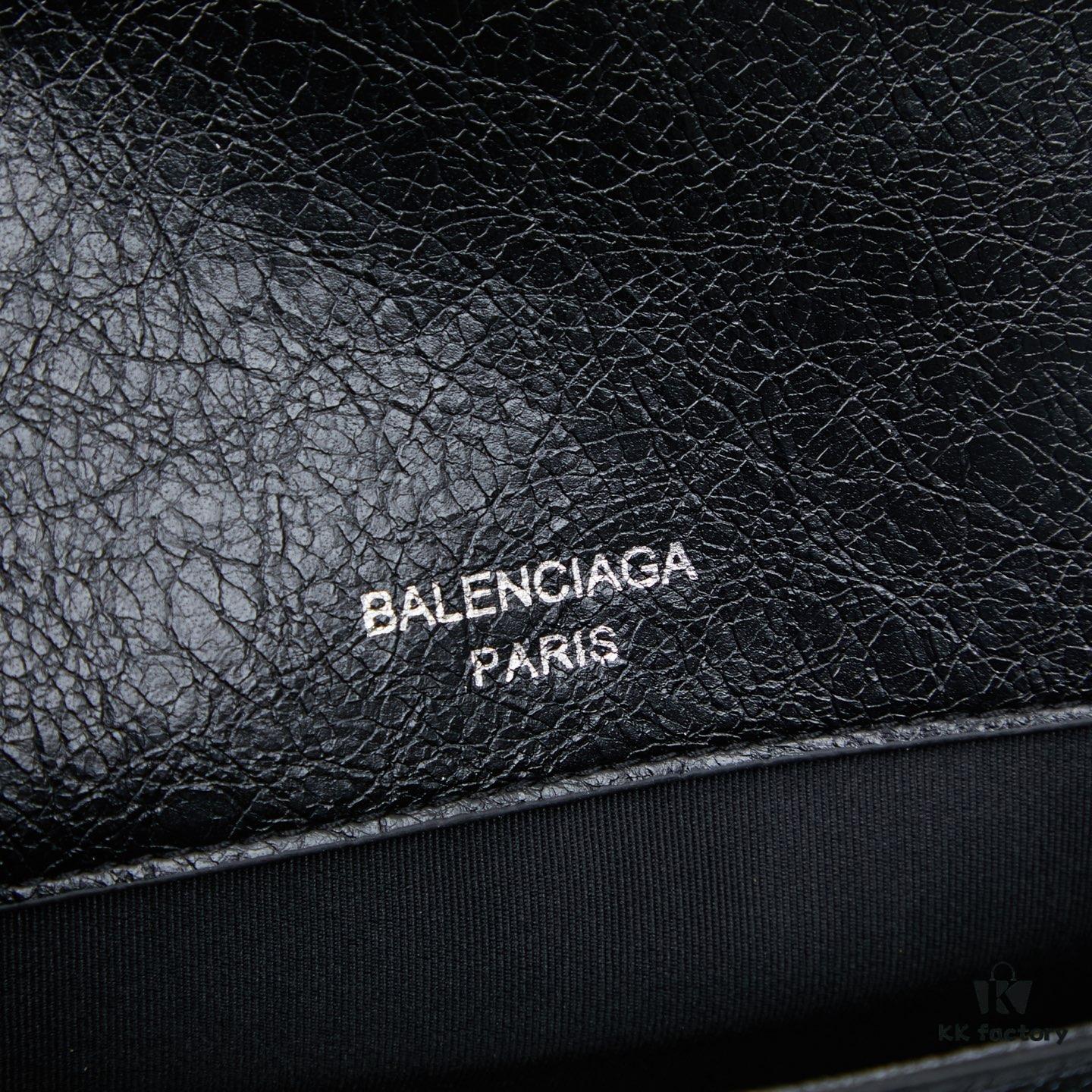 Large Balenciaga Hourglass Motorcycle Bag with Box