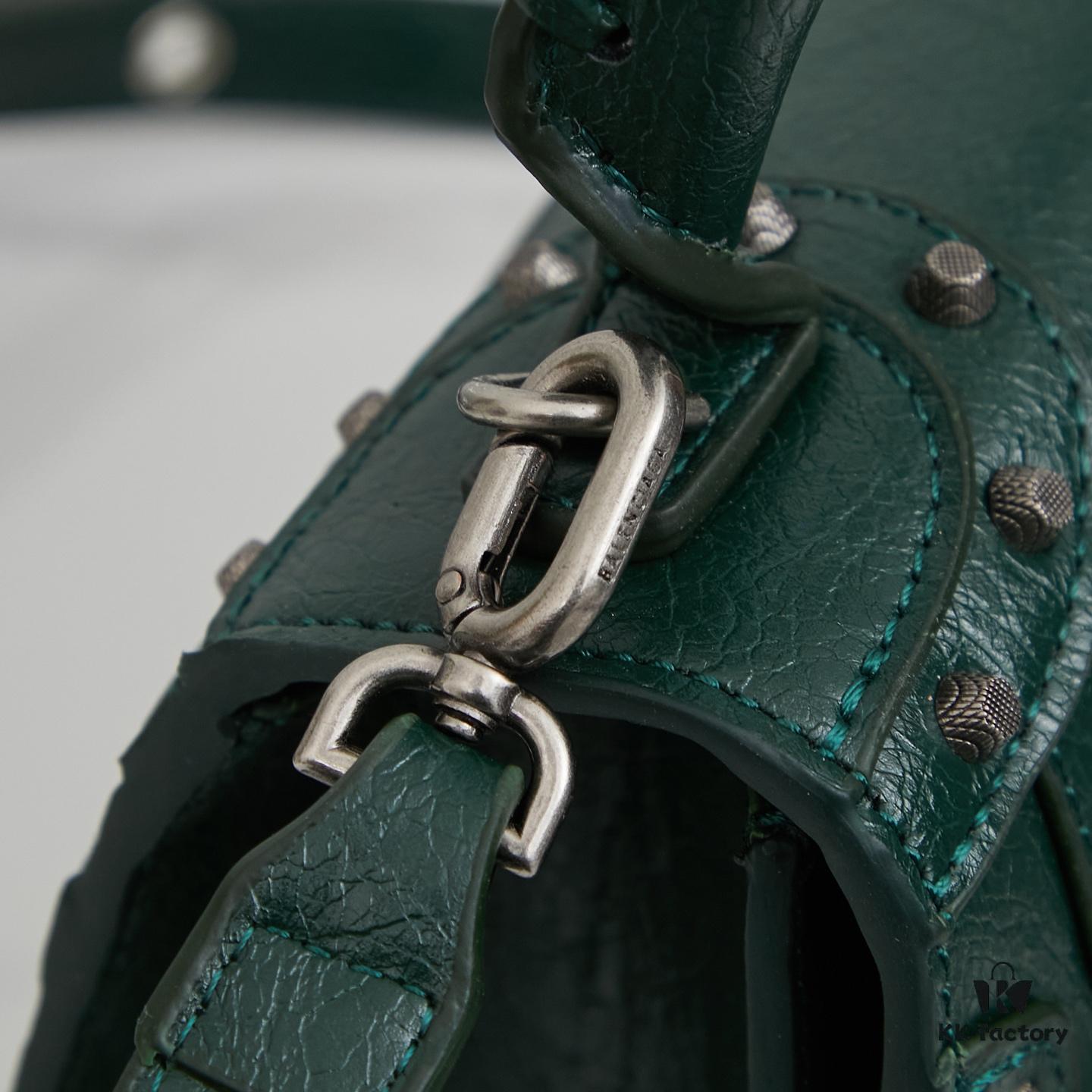 Small Balenciaga Hourglass Motorcycle Bag with Box ||| Balenciaga Hourglass X Le Cagole Crossbody Bag