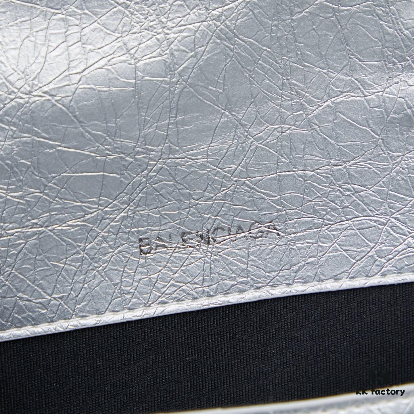 Large Balenciaga Hourglass Motorcycle Bag with Box