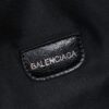 Balenciaga LE CAGOLE ||| LE CAGOLE MEN Medium Waist Bag in Black Fine-Grained Lambskin