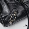 Small Silver Buckle Balenciaga Motorcycle Bag with Box - Gaint City Series