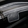 Small Silver Buckle BALENCIAGA Motorcycle Bag with Box