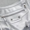 Large Silver Buckle Balenciaga Motorcycle Bag with Box - Gaint City Series
