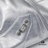 Large Silver Buckle Balenciaga Motorcycle Bag with Box - Gaint City Series