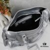 Large Silver Buckle Balenciaga Motorcycle Bag with Box - Gaint City Series