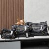 Balenciaga Motorcycle Bag in Medium Size with Gold Buckle, Includes Box