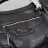 Large Gilded Button Balenciaga Motorcycle Bag with Box
