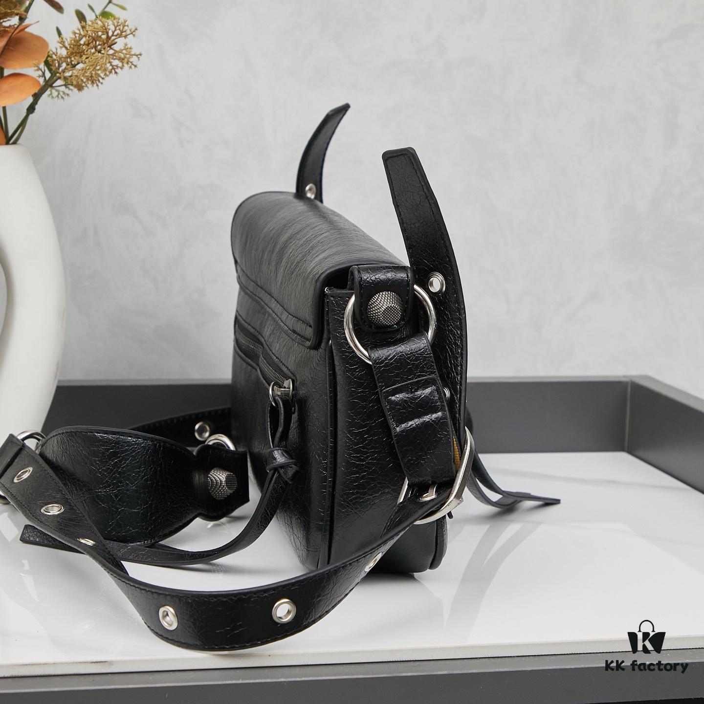 Balenciaga Le Cagole New Sling Bag - French Baguette Style, Minimalist Design, Italian Imported Leather