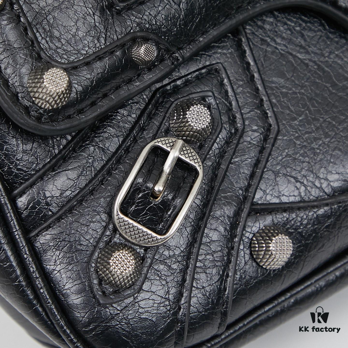 Balenciaga Le Cagole New Sling Bag - French Baguette Style, Minimalist Design, Italian Imported Leather