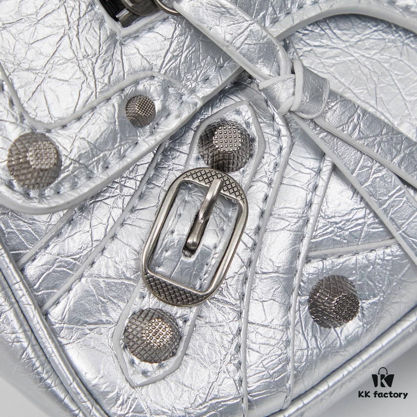 Balenciaga Le Cagole New Sling Bag - French Baguette Style, Minimalist Design, Italian Imported Leather