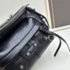 Balenciaga LE CAGOLE ||| LE CAGOLE MEN Medium Waist Bag in Black Fine-Grain Lambskin