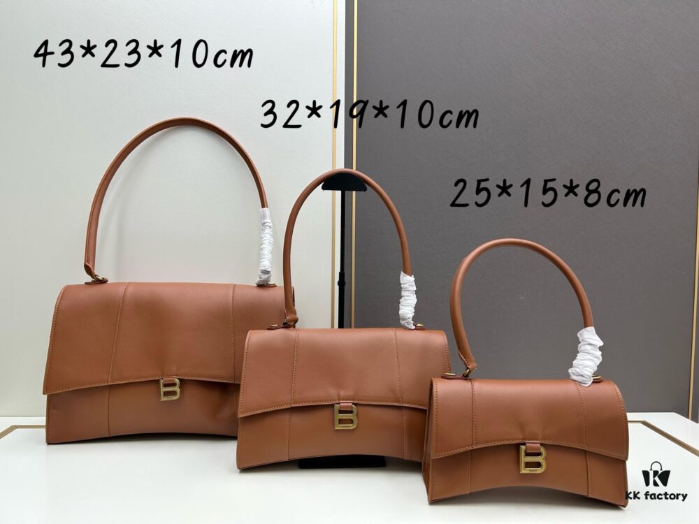Balenciaga Latest Long Handle Hourglass Bag (Box Included)