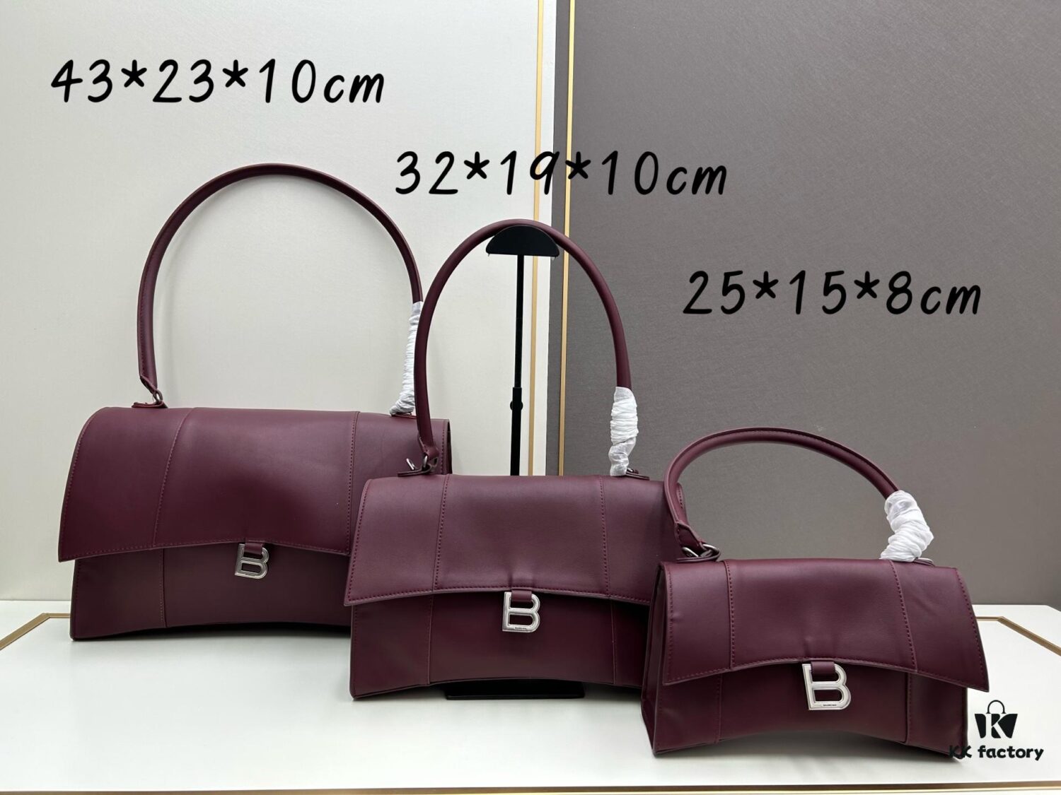 Balenciaga Latest Long Handle Hourglass Bag (Box Included)