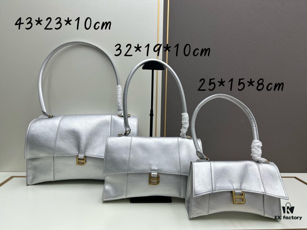 Balenciaga Latest Long Handle Hourglass Bag (Box Included)
