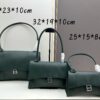 Balenciaga Latest Long Handle Hourglass Bag (Box Included)