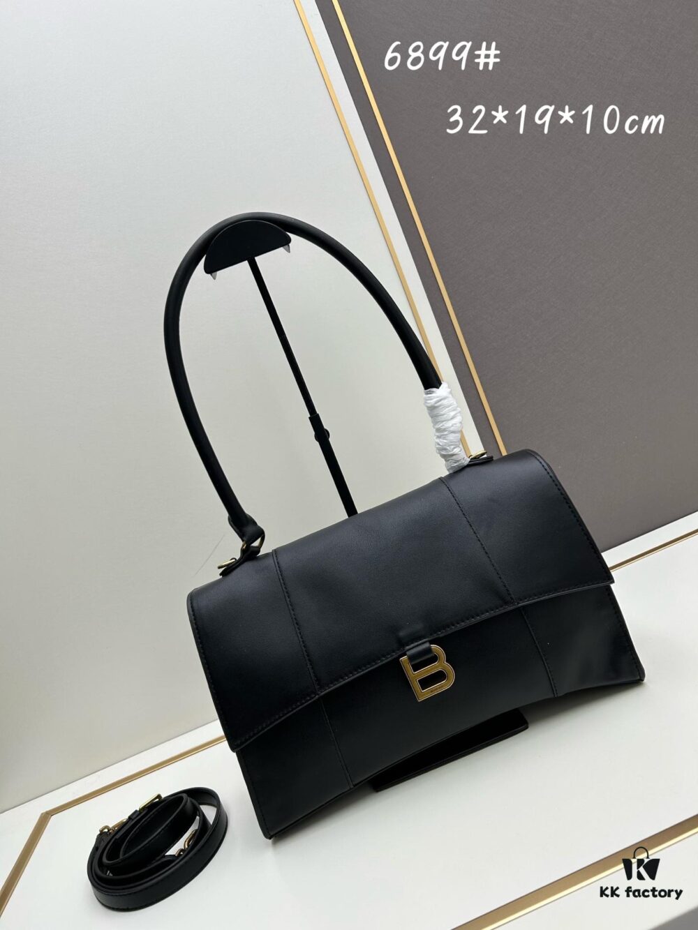 Balenciaga Latest Long Handle Hourglass Bag (Box Included)