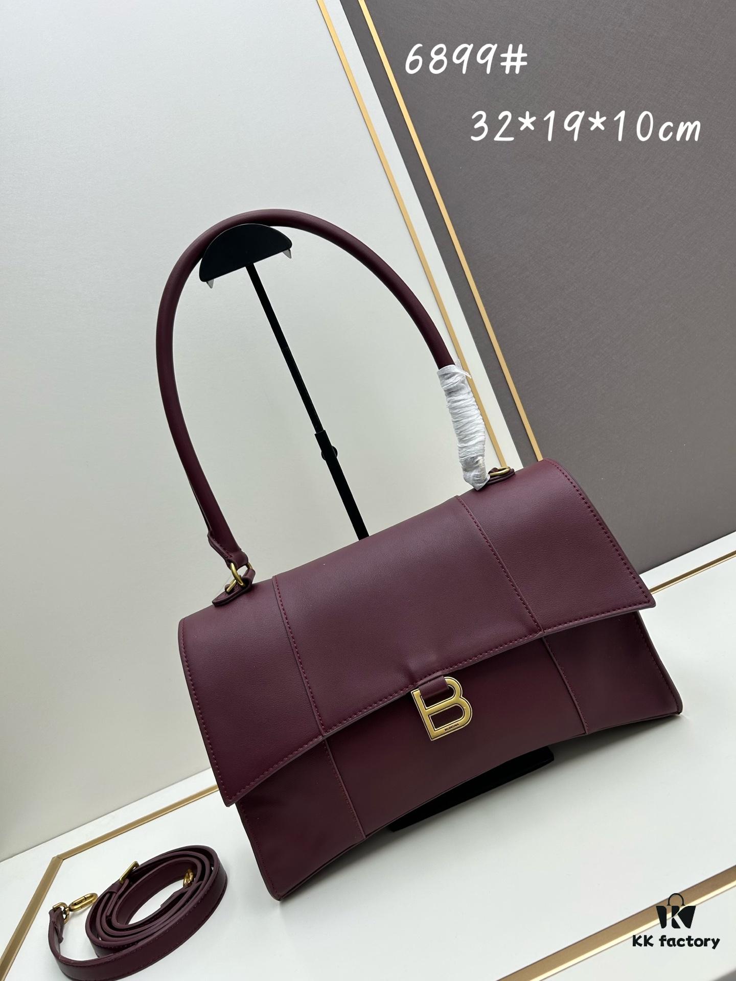 Balenciaga Latest Long Handle Hourglass Bag (Box Included)