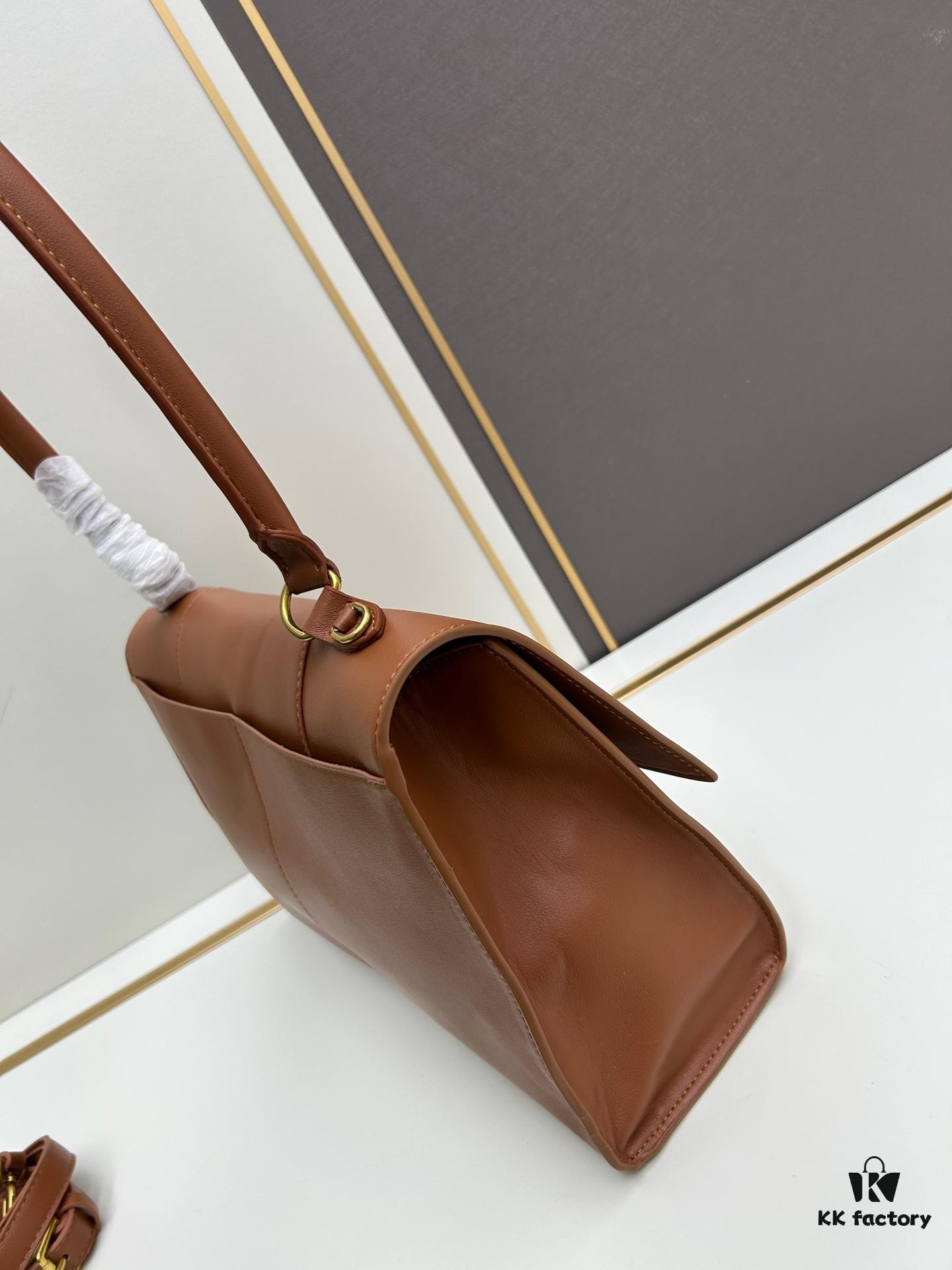 Balenciaga Latest Long Handle Hourglass Bag (Box Included)