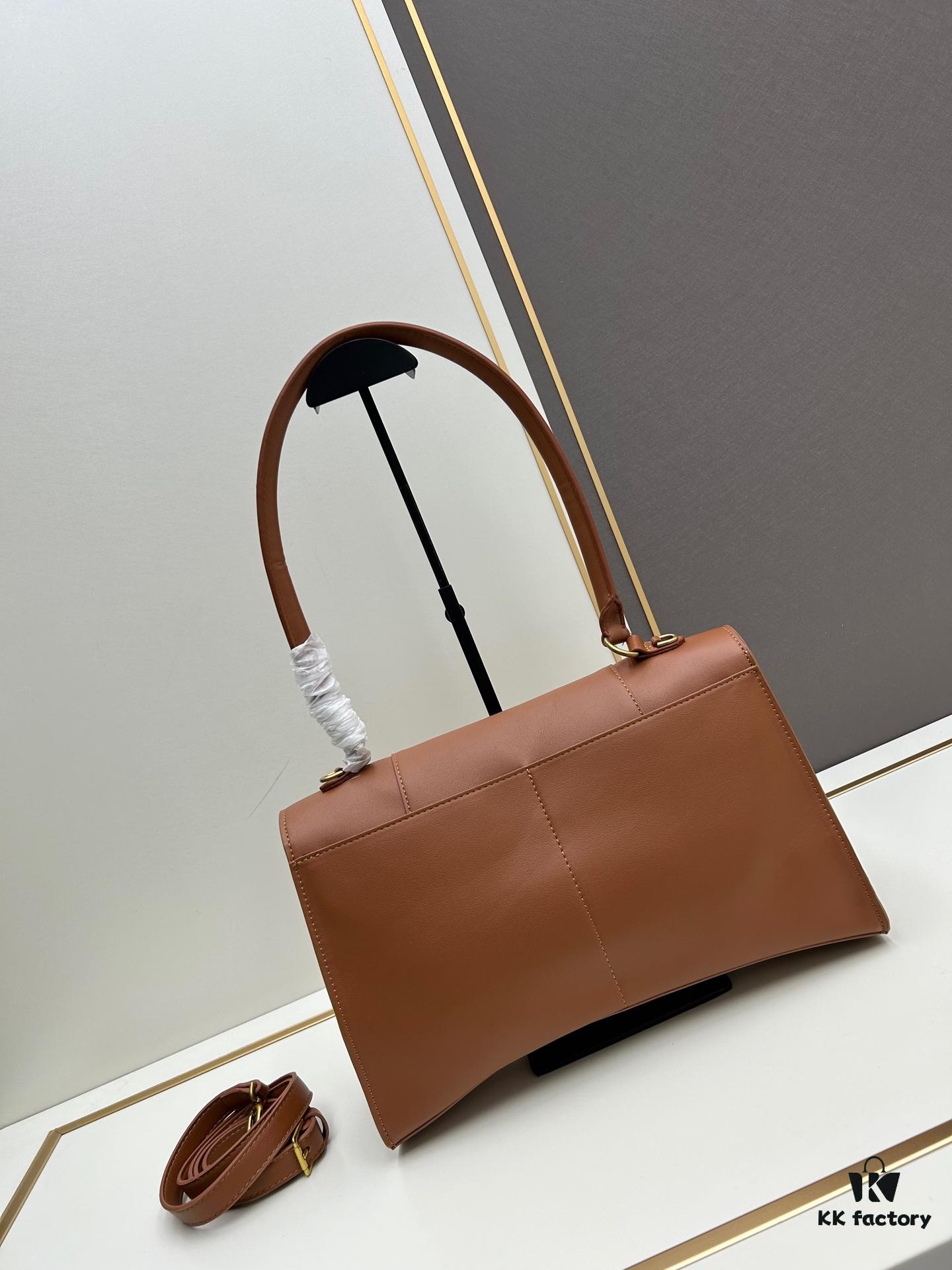 Balenciaga Latest Long Handle Hourglass Bag (Box Included)