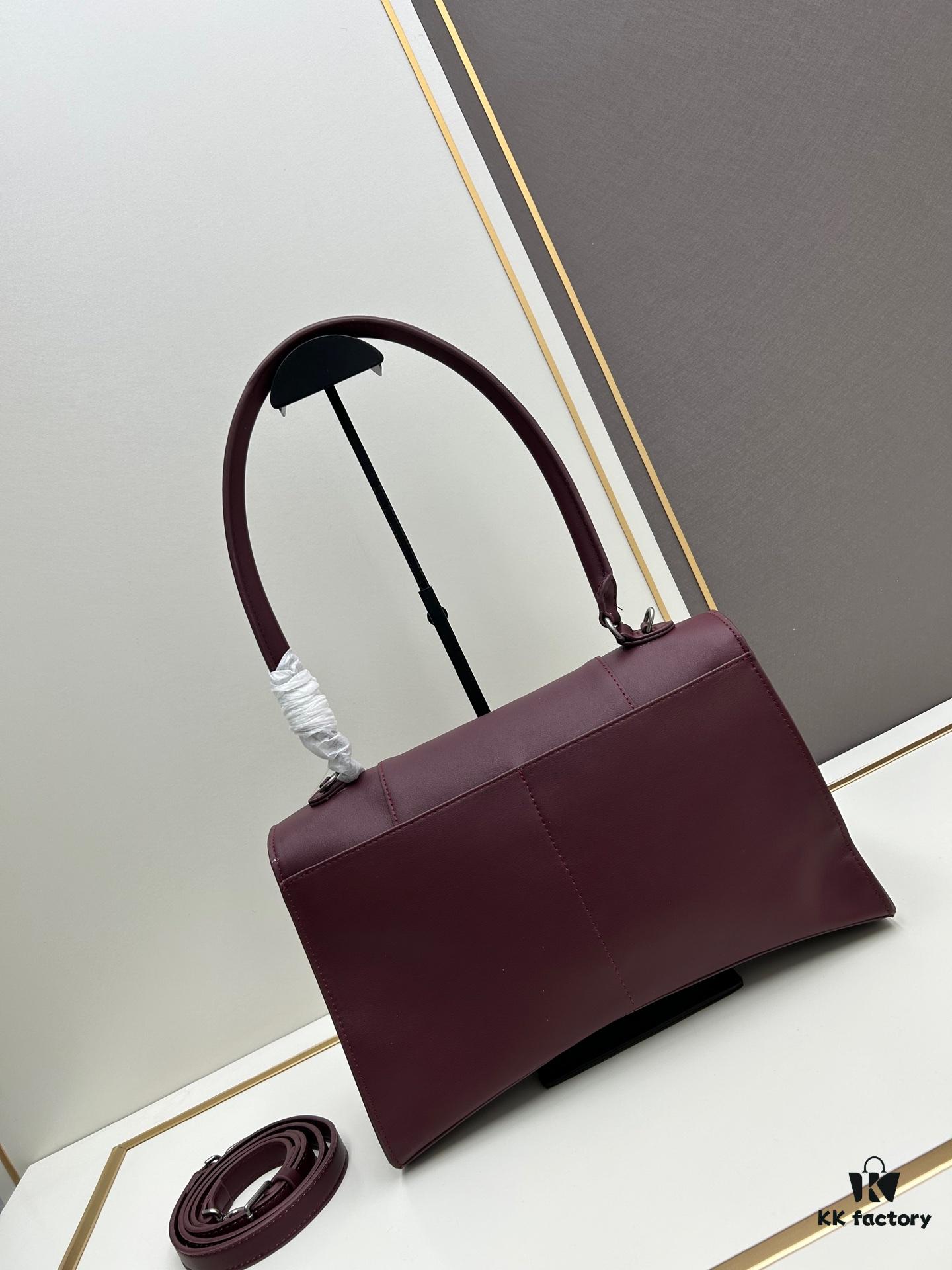 Balenciaga Latest Long Handle Hourglass Bag (With Box)