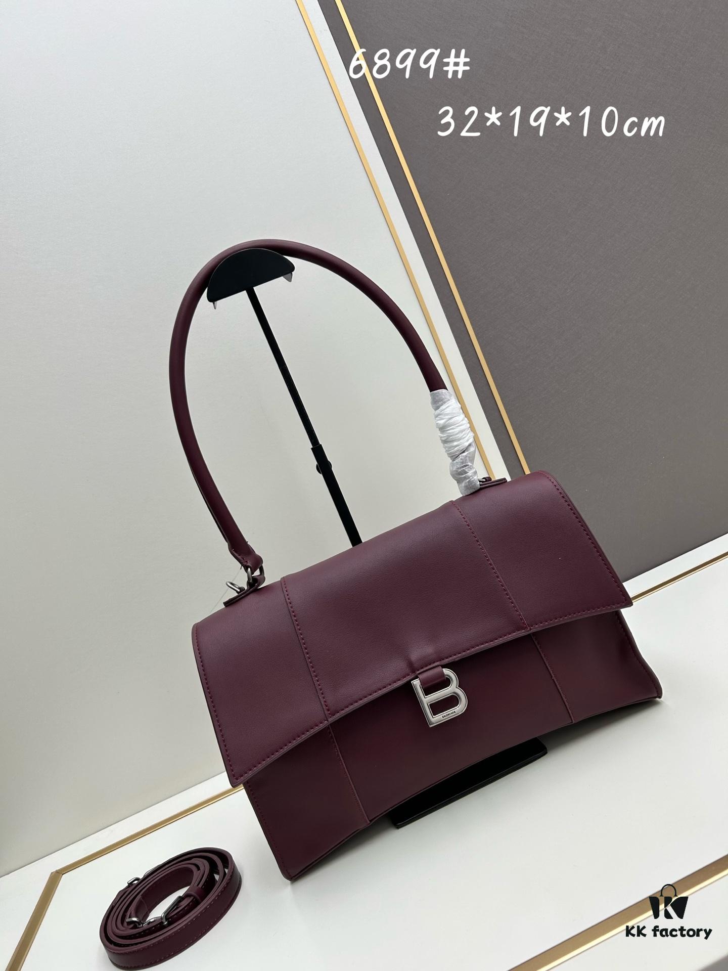 Balenciaga Latest Long Handle Hourglass Bag (With Box)