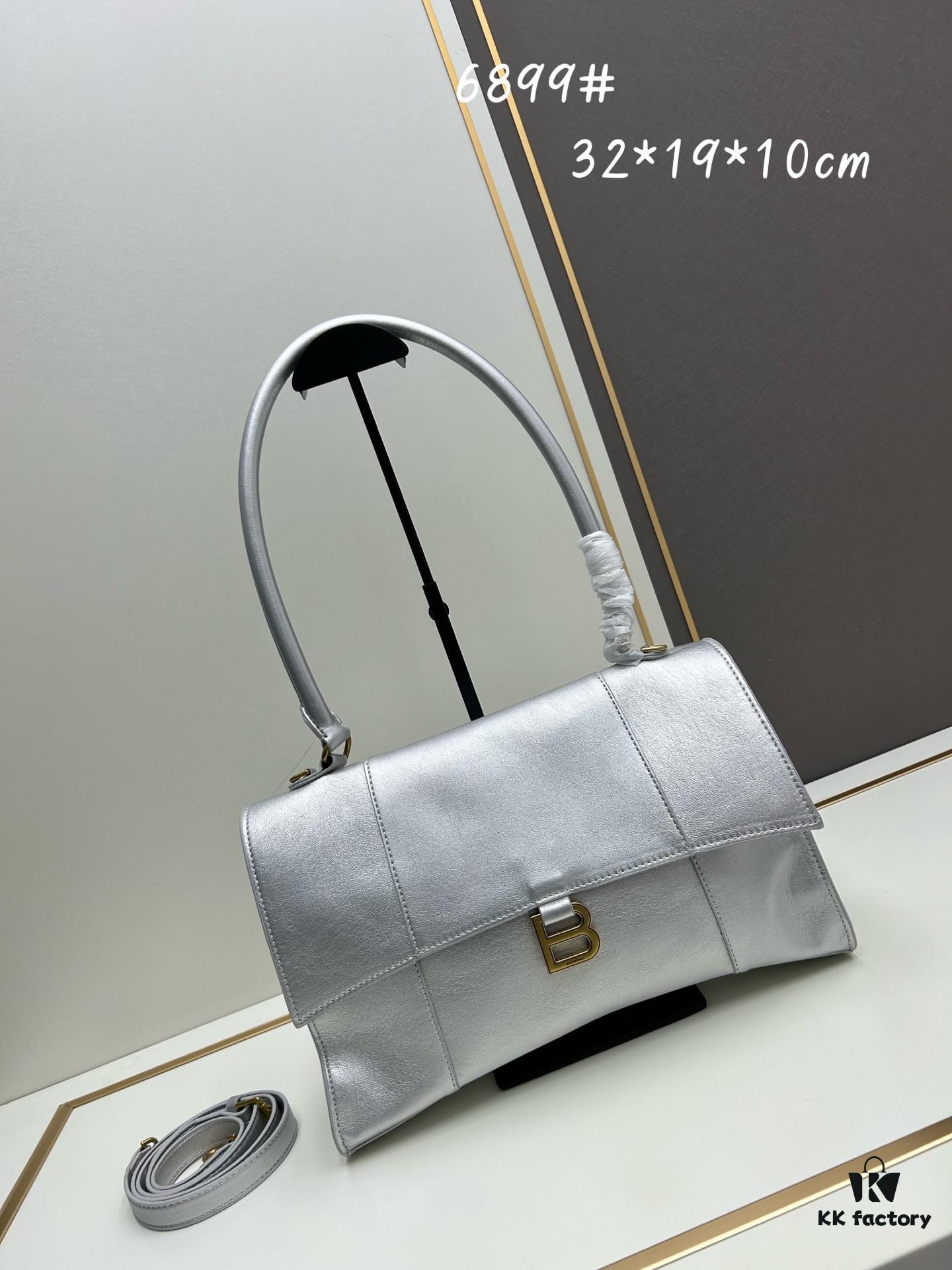 Balenciaga Latest Long Handle Hourglass Bag (Box Included)