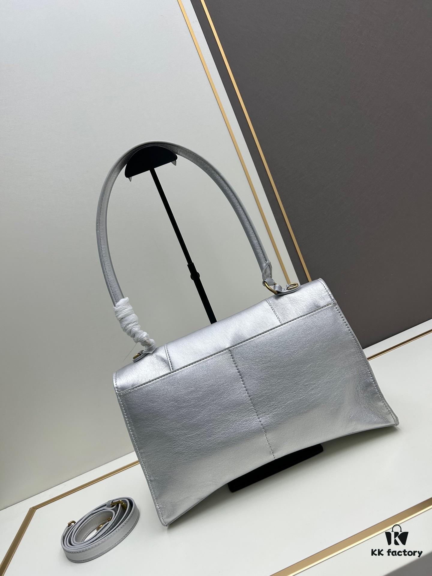 Balenciaga Latest Long Handle Hourglass Bag (Box Included)