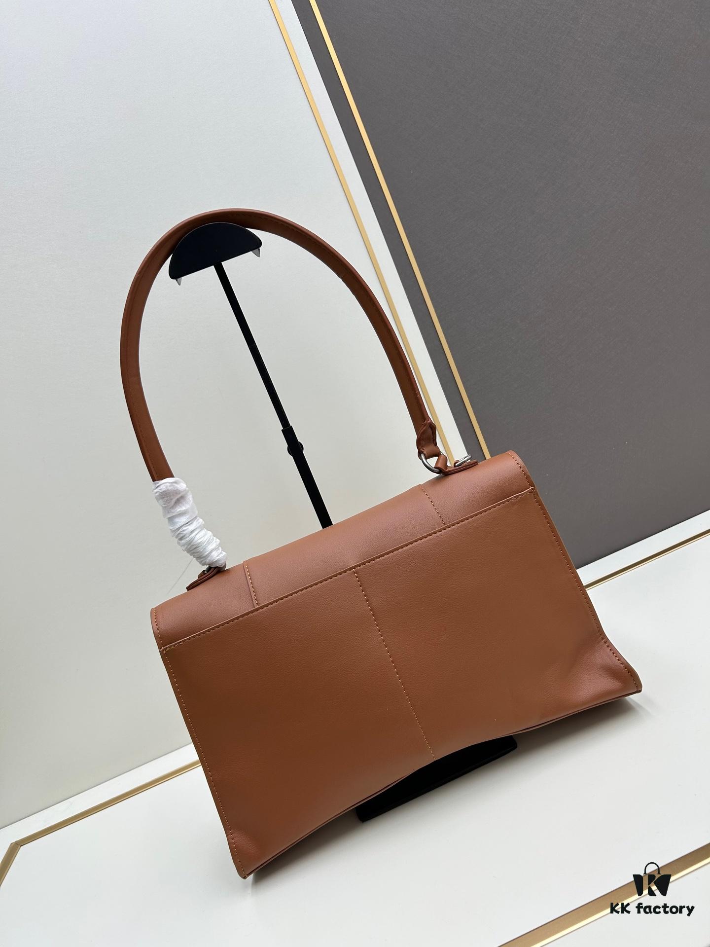 Balenciaga Latest Long Handle Hourglass Bag (Box Included)