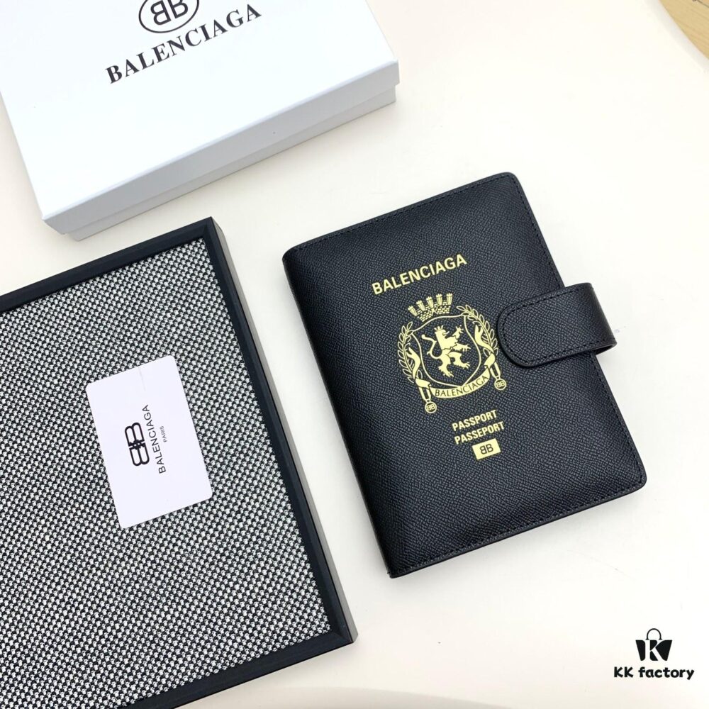BALENCIAGA Notepad Notebook - Retail Exclusive, Smooth Premium Material, Impeccable Craftsmanship, Interior Card Slots and Dividers, Size 15x19x4cm