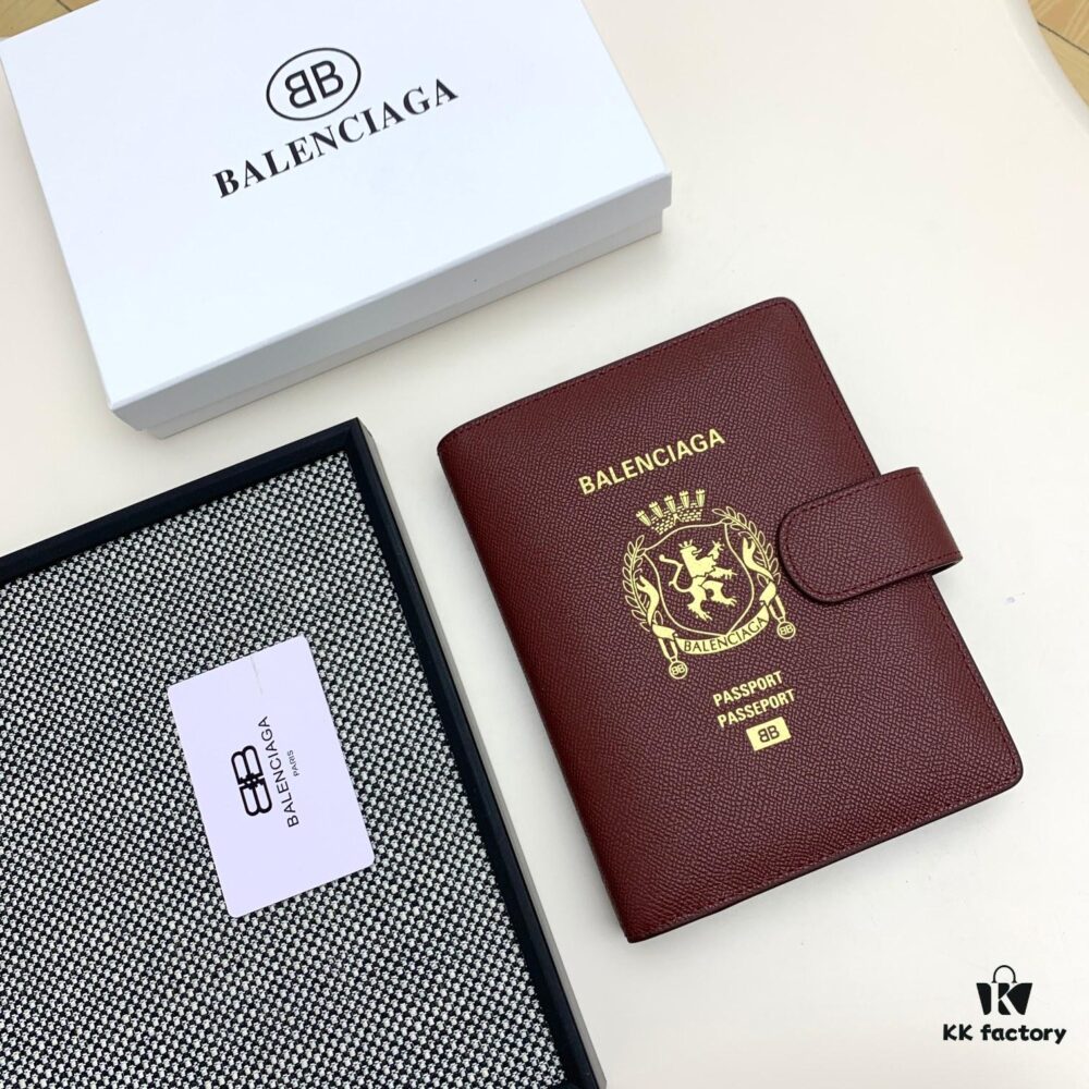 BALENCIAGA Notepad ✉️ Boutique Edition, Exquisite Smooth Material, Impeccable Craftsmanship, Featuring Card Slots and Interior Compartments, Size 15x19x4cm