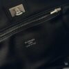 New BALENCIAGA Winter 24 Collection Re-See Shoulder Bucket Bag, Full-Grain Leather, Minimalist Luxury Design, Upcycled Motorbike Glove Clutch with Keychain Closure, Effortlessly Chic Look
