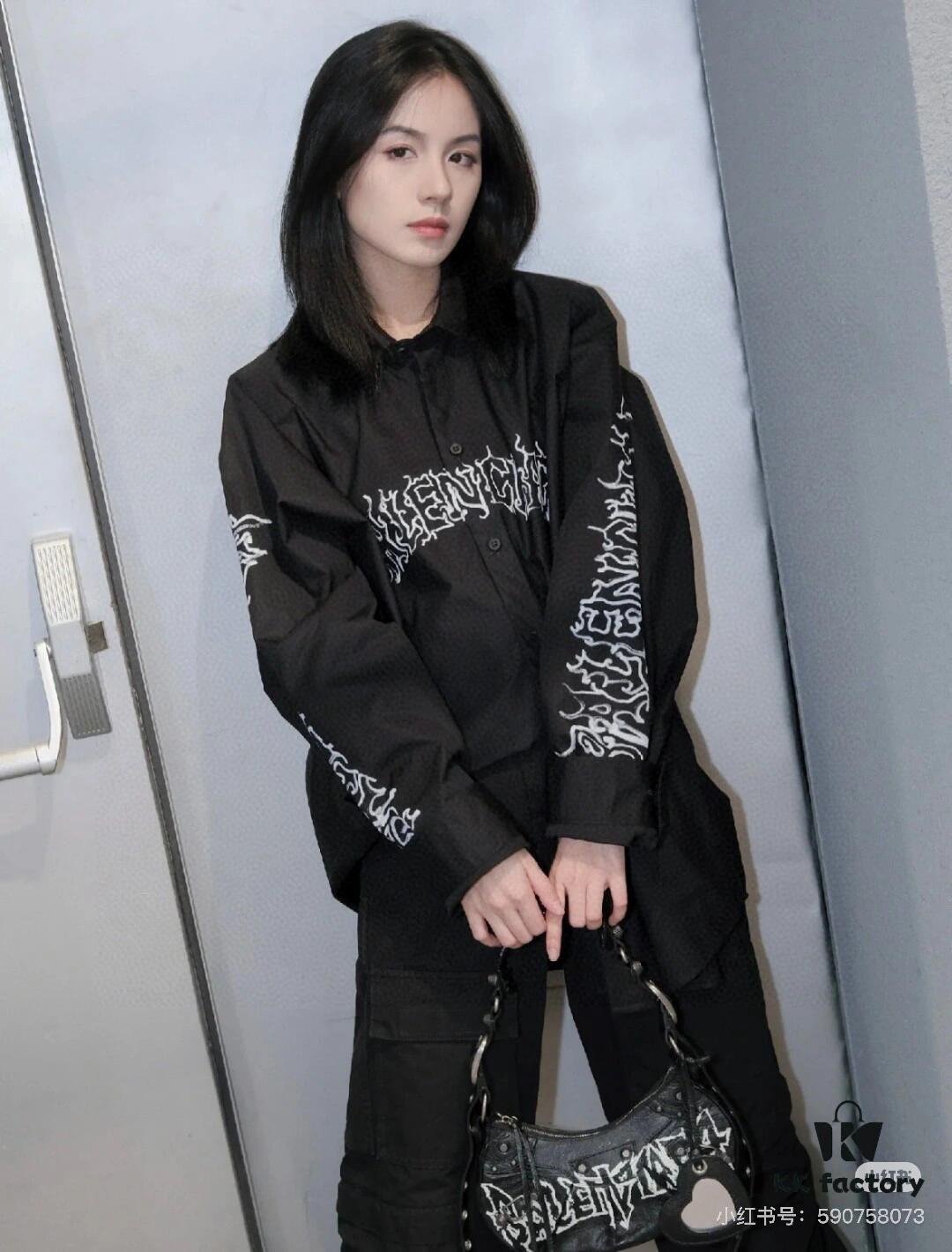 Balenciaga 24 DIY METAL Graffiti Print Long Sleeve/Short Sleeve T-Shirt