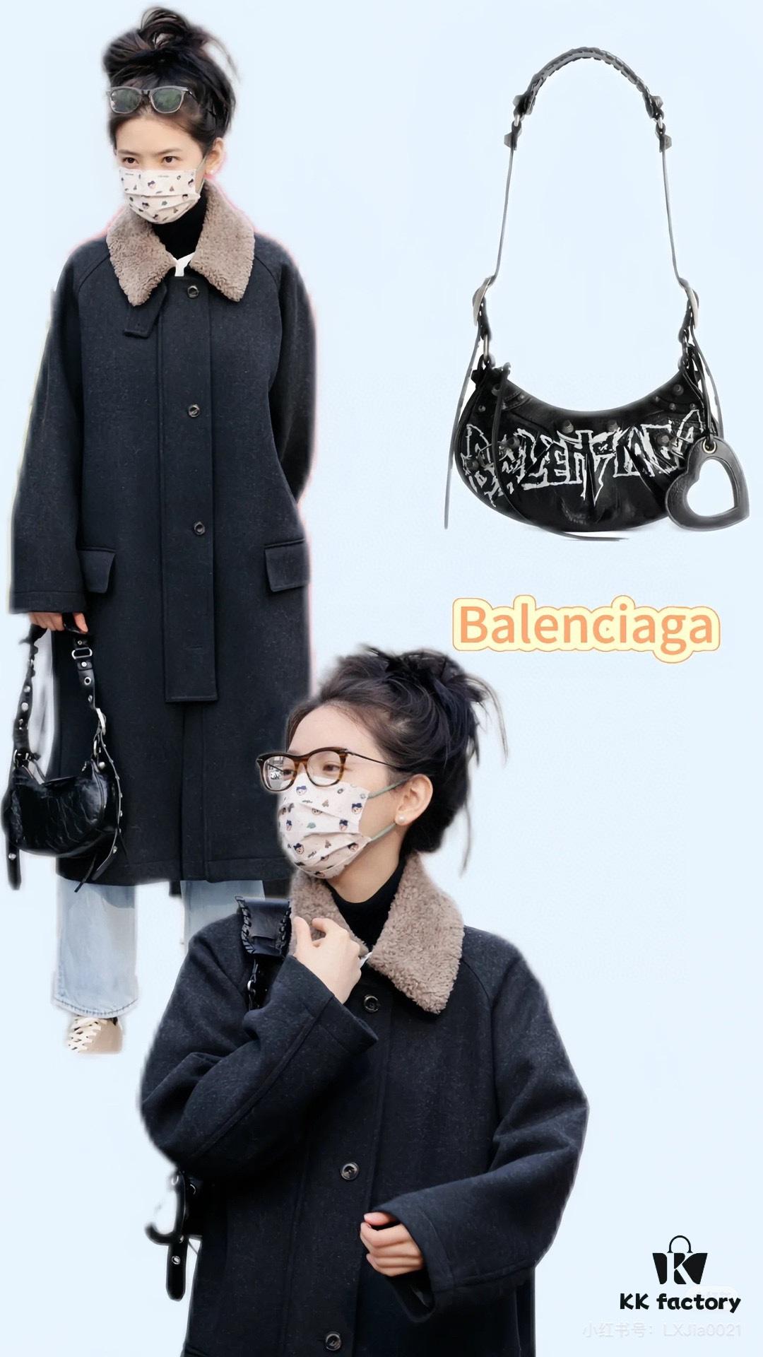 Balenciaga 24 DIY METAL Graffiti Print Long Sleeve/Short Sleeve T-Shirt