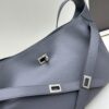 New BALENCIAGA Winter 24 Collection Re-See Shoulder Bucket Bag, Full-Grain Leather, Minimalist Luxury Design, Upcycled Motorcycle Glove Handbag with Keychain Closure, Elegant and Sophisticated Look